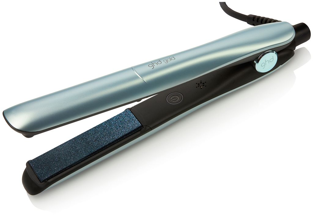ghd Gold Hair Straightener, Ceramic Flat Iron, Professional Hair Styler, Glacial Blue - wide 11